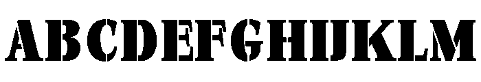 Exovect Black Semi Condensed Font UPPERCASE
