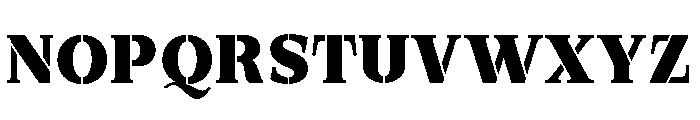 Exovect Black Font UPPERCASE