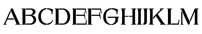 Exovect Expanded Font UPPERCASE