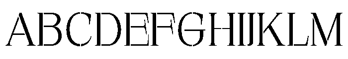 Exovect ExtLt SemExp Font UPPERCASE
