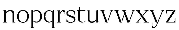 Exovect ExtLt SemExp Font LOWERCASE