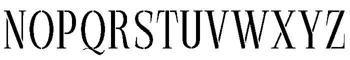 Exovect ExtLt SemiCond Font UPPERCASE