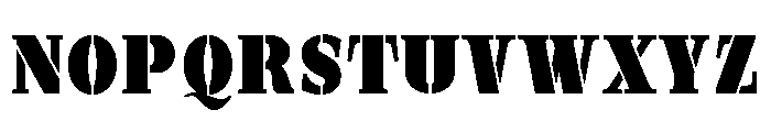 Exovect Extra Black Condensed Font UPPERCASE