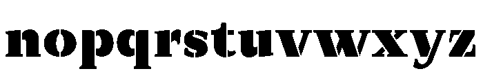 Exovect Extra Black Font LOWERCASE
