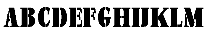 Exovect Extra Bold Condensed Font UPPERCASE