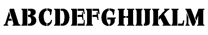 Exovect Extra Bold Font UPPERCASE