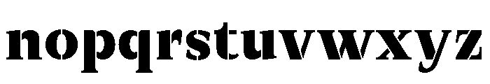 Exovect Extra Bold Font LOWERCASE