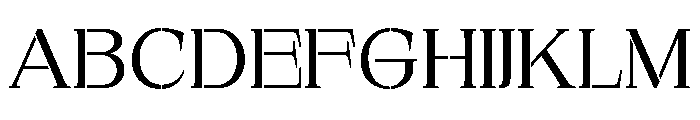 Exovect Light Expanded Font UPPERCASE