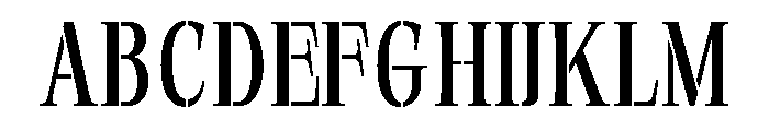 Exovect Light Semi Condensed Font UPPERCASE