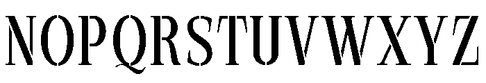 Exovect Light Semi Condensed Font UPPERCASE