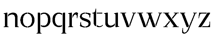 Exovect Light Semi Expanded Font LOWERCASE