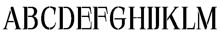 Exovect Light Font UPPERCASE