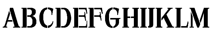 Exovect Medium Font UPPERCASE