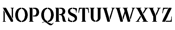 Exovect Medium Font UPPERCASE