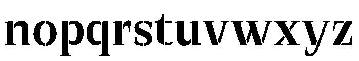 Exovect Medium Font LOWERCASE