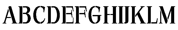 Exovect Regular Font UPPERCASE