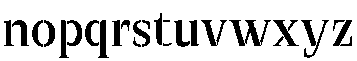 Exovect Regular Font LOWERCASE