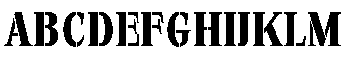 Exovect SemBd SemiCond Font UPPERCASE