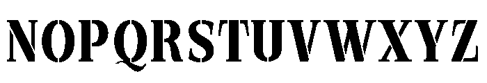 Exovect SemBd SemiCond Font UPPERCASE