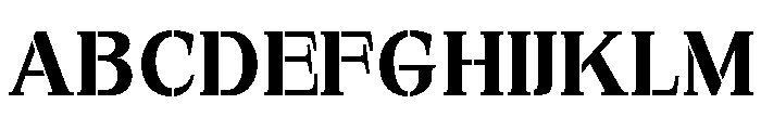 Exovect Semi Bold Semi Expanded Font UPPERCASE