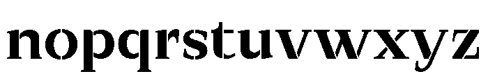 Exovect Semi Bold Semi Expanded Font LOWERCASE
