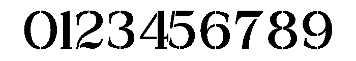 Exovect Semi Expanded Font OTHER CHARS