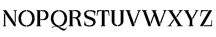 Exovect Semi Expanded Font UPPERCASE