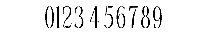 Exovect Thin Condensed Font OTHER CHARS