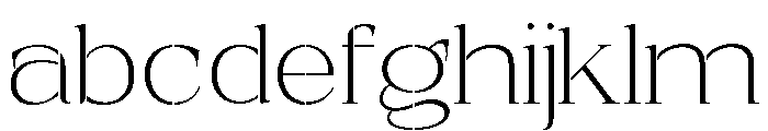Exovect Thin Expanded FONT