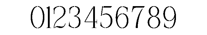 Exovect Thin Font OTHER CHARS