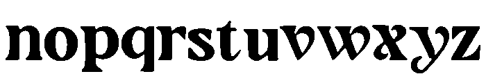 Expedition_Bold Font LOWERCASE