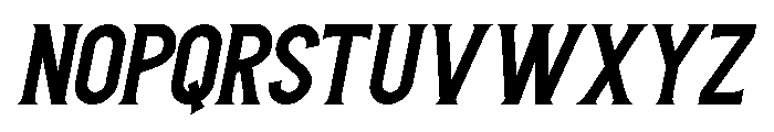 Exploring Adventure Italic Font UPPERCASE