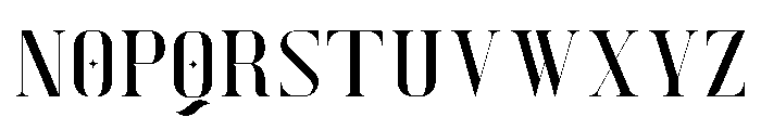 Exquisite Serif Font UPPERCASE