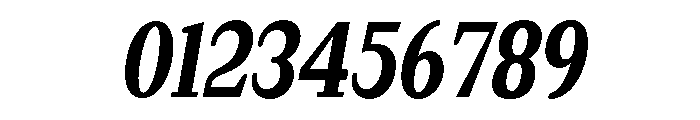 Extinguish Black Cond Slant Font OTHER CHARS