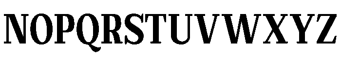 Extinguish Black Condensed Font UPPERCASE