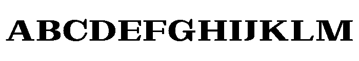 Extinguish Black Expanded Font UPPERCASE