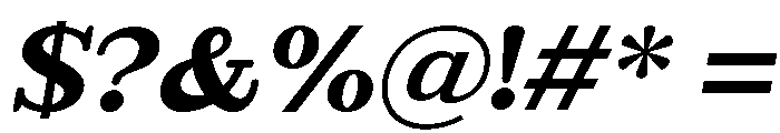 Extinguish Black Slanted Font OTHER CHARS