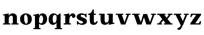 Extinguish Black Font LOWERCASE
