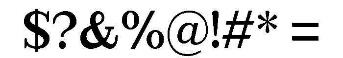 Extinguish Bold Semi Condensed Font OTHER CHARS