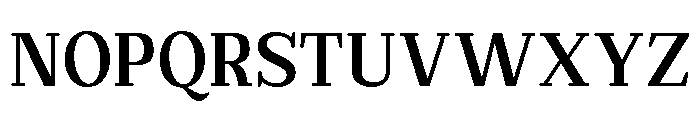 Extinguish Bold Semi Condensed Font UPPERCASE