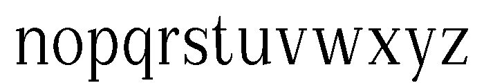 Extinguish Condensed Font LOWERCASE