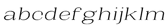 Extinguish ExtLt Exp Slant FONT