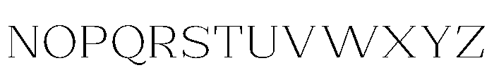 Extinguish ExtLt SemExp Font UPPERCASE