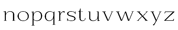 Extinguish ExtLt SemExp Font LOWERCASE