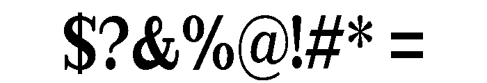 Extinguish Extra Bold Condensed Font OTHER CHARS
