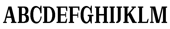 Extinguish Extra Bold Condensed Font UPPERCASE