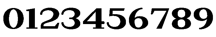 Extinguish Extra Bold Expanded Font OTHER CHARS