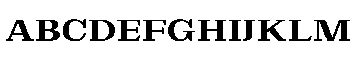 Extinguish Extra Bold Expanded Font UPPERCASE