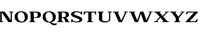 Extinguish Extra Bold Expanded Font UPPERCASE