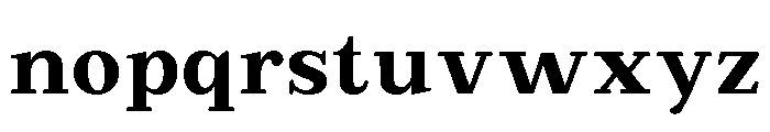 Extinguish Extra Bold Font LOWERCASE